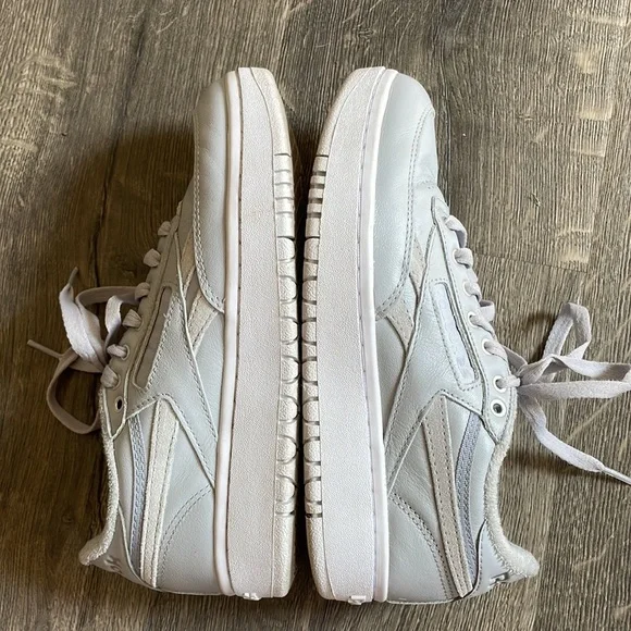 Womens Reebok Club C Double Athletic Shoe - Gray - Picture 5 of 7